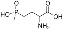 Skeletal formula of glufosinate